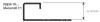 PJQSA 10-SL11 Профиль PROJOLLY SQUARE H= 10 мм, алюминий STONE LINE, цвет коричневый, длина 2700 мм